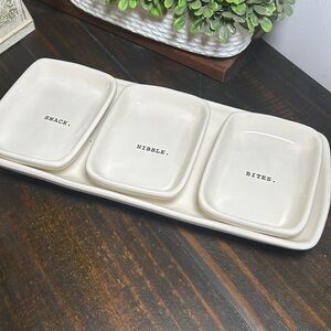Rae Dunn Artisan Collection - Set of 4 Trays